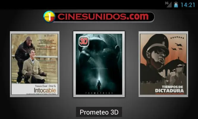 Cines Unidos android App screenshot 5